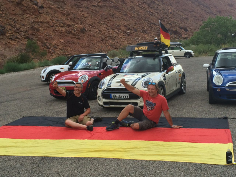 Illustration for article titled These two crazy Germans just drove a MINI Cooper AROUND THE WORLD